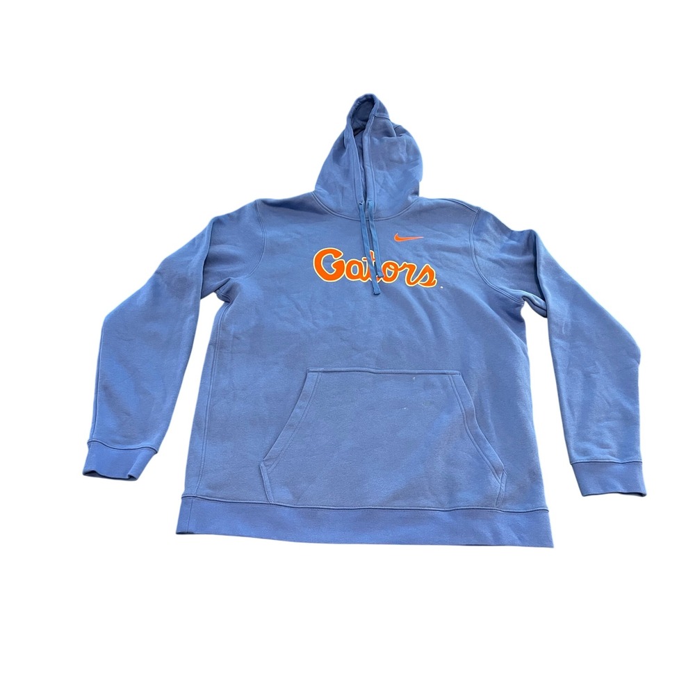 Nike Florida Gators Hoodie Mens XL Blue Orange Pullover Sweatshirt NCAA Fan Gear